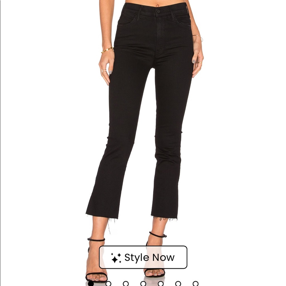 MOTHER The Hustler High Waist Ankle Fray Jeans | Not Guilty - Size 24